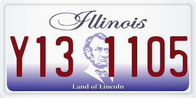 IL license plate Y131105