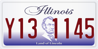 IL license plate Y131145