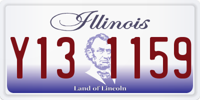 IL license plate Y131159