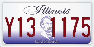 IL license plate Y131175