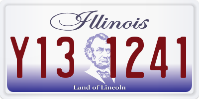IL license plate Y131241