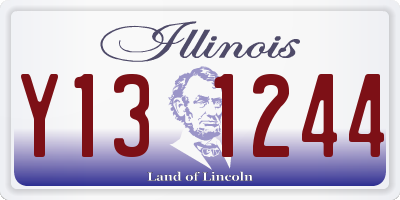 IL license plate Y131244