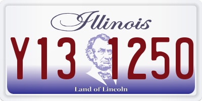 IL license plate Y131250
