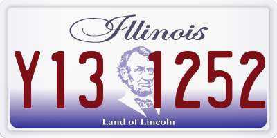 IL license plate Y131252
