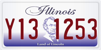 IL license plate Y131253