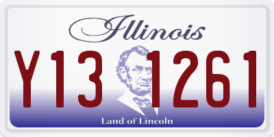 IL license plate Y131261