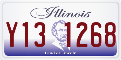 IL license plate Y131268