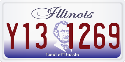 IL license plate Y131269