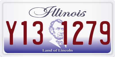 IL license plate Y131279