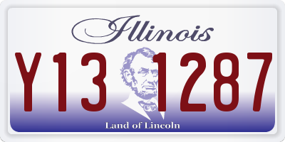 IL license plate Y131287