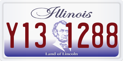 IL license plate Y131288
