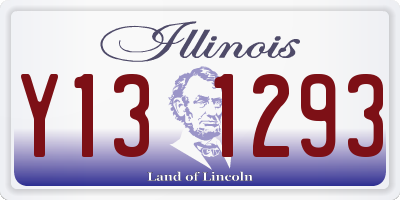 IL license plate Y131293