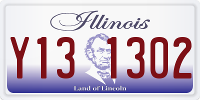 IL license plate Y131302