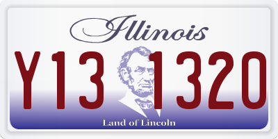 IL license plate Y131320