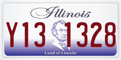 IL license plate Y131328