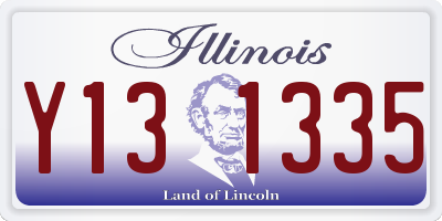 IL license plate Y131335