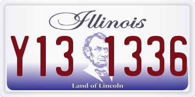 IL license plate Y131336