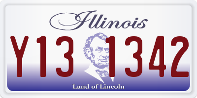 IL license plate Y131342