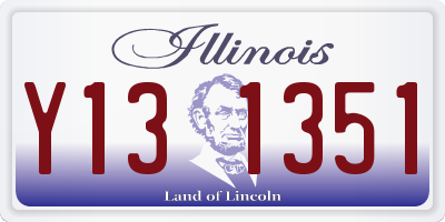 IL license plate Y131351