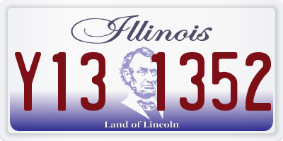 IL license plate Y131352