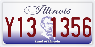 IL license plate Y131356