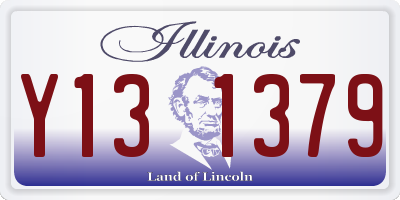 IL license plate Y131379