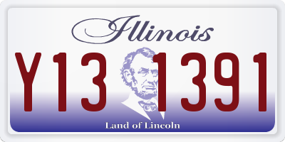 IL license plate Y131391
