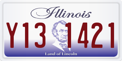 IL license plate Y131421
