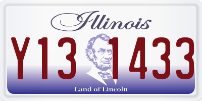 IL license plate Y131433