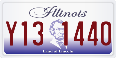 IL license plate Y131440