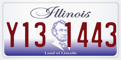 IL license plate Y131443