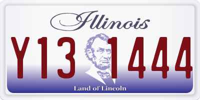 IL license plate Y131444