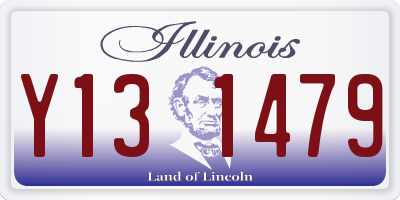 IL license plate Y131479