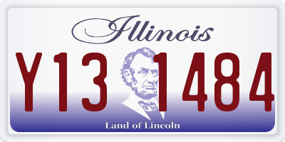 IL license plate Y131484