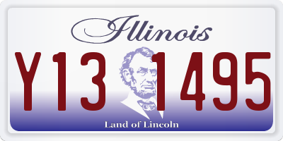 IL license plate Y131495