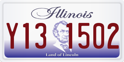 IL license plate Y131502