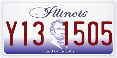 IL license plate Y131505