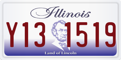 IL license plate Y131519