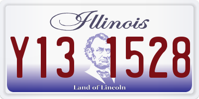 IL license plate Y131528