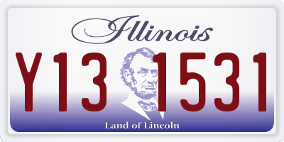IL license plate Y131531