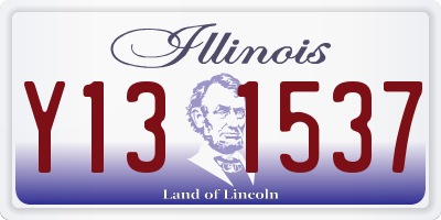 IL license plate Y131537