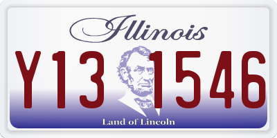 IL license plate Y131546