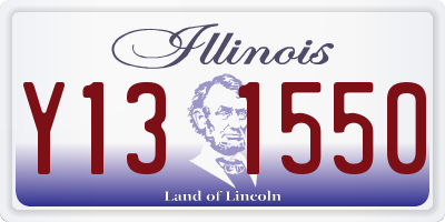 IL license plate Y131550