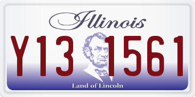 IL license plate Y131561