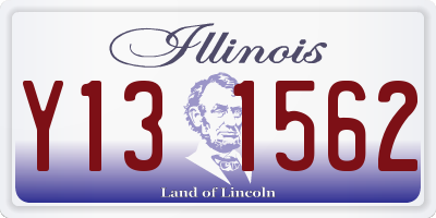 IL license plate Y131562