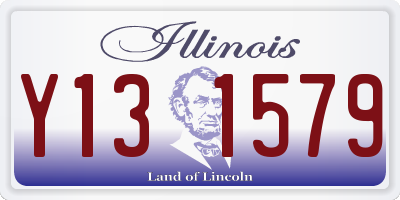 IL license plate Y131579