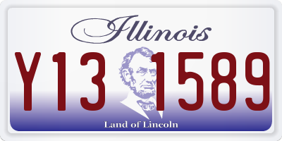 IL license plate Y131589