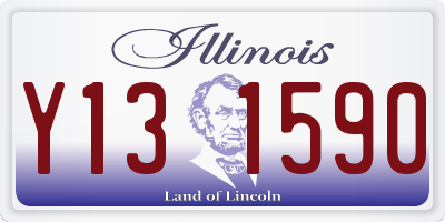 IL license plate Y131590