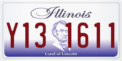 IL license plate Y131611