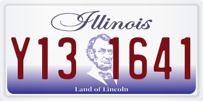 IL license plate Y131641